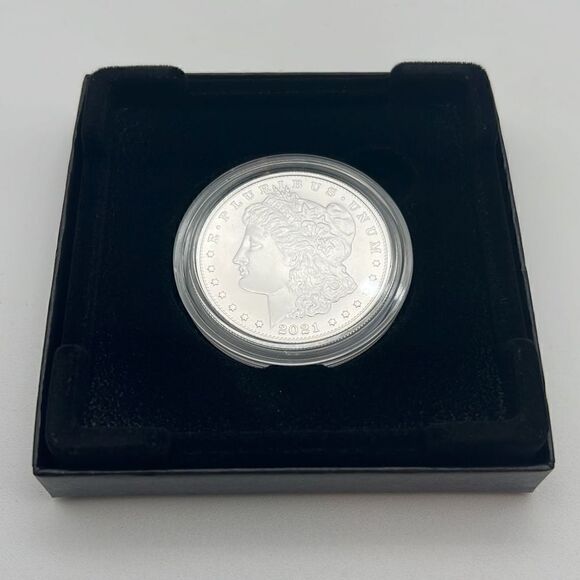 Morgan‎ 2021 Silver Dollar with S Privy Mark 21XF in hand - ready to ship! - Picture 2 of 4